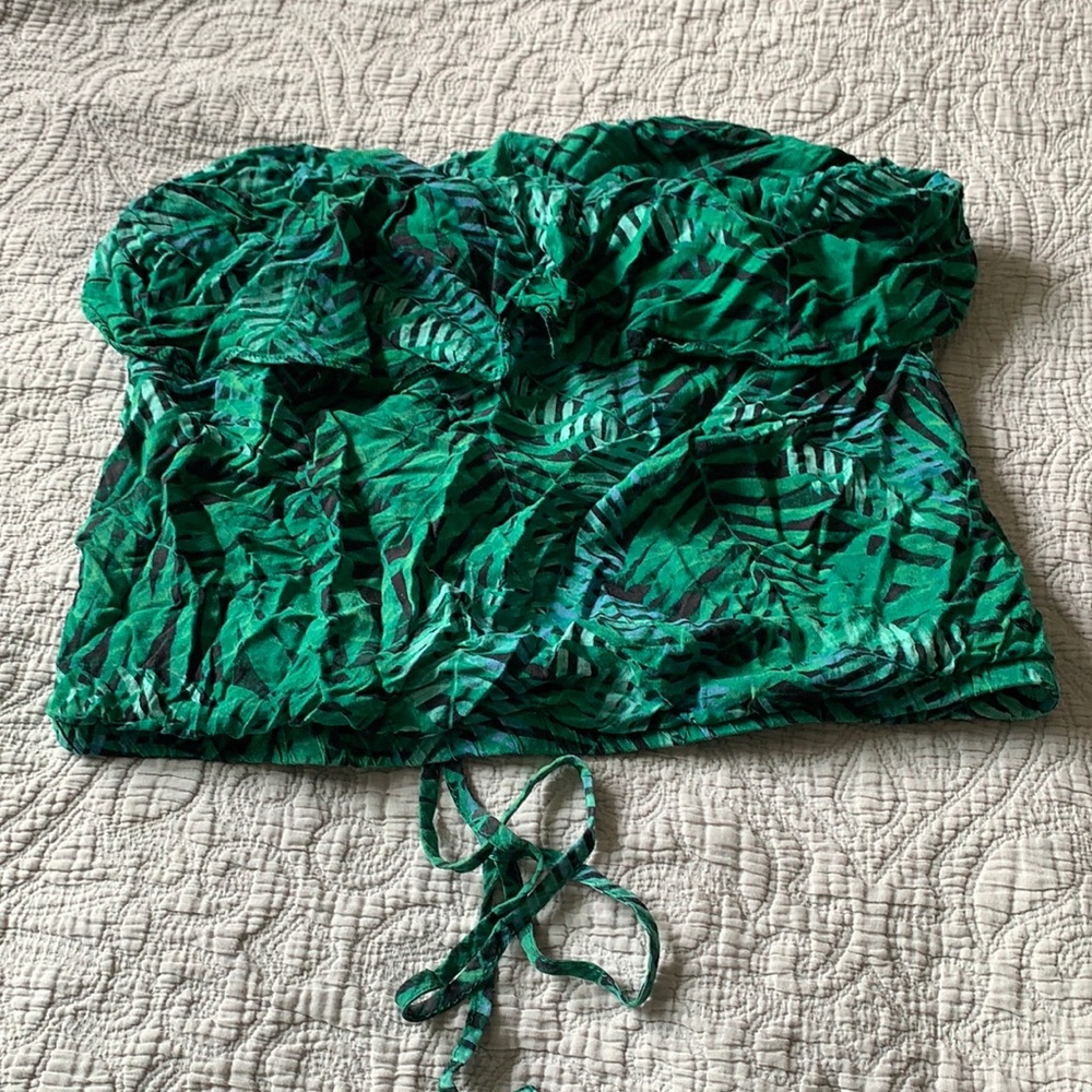 Green Summery Croptop